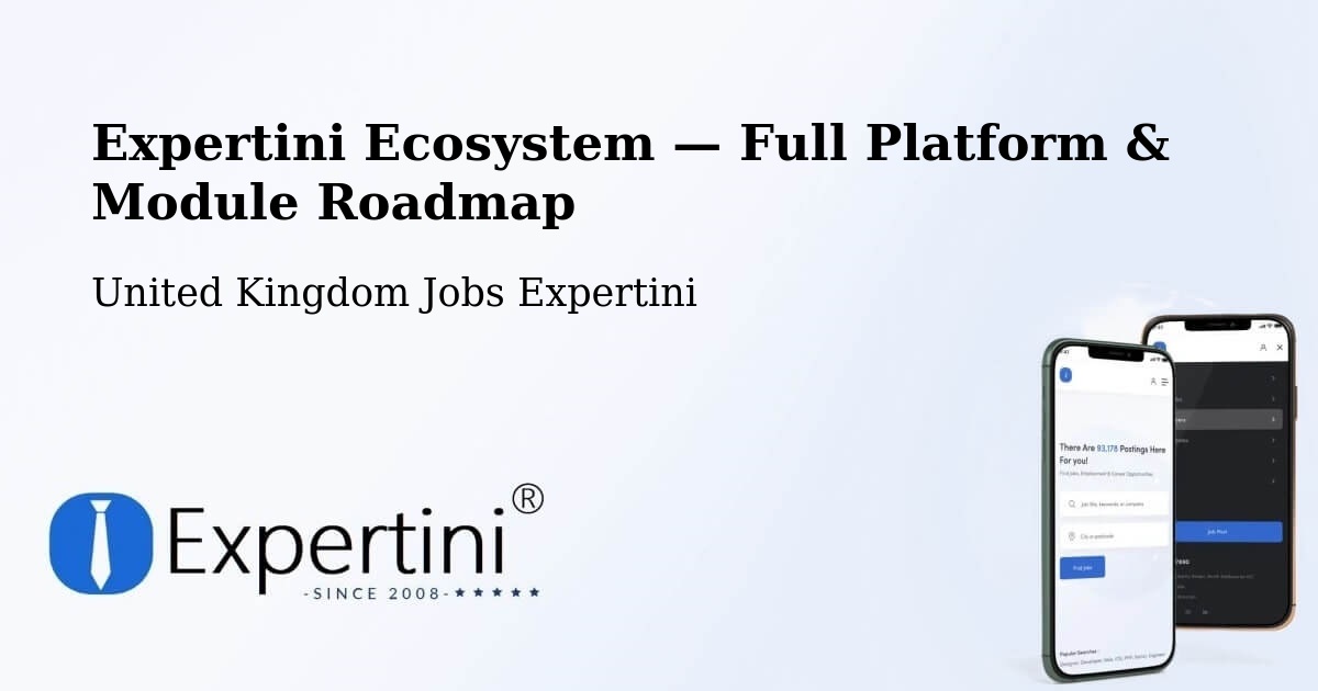 Expertini Ecosystem — Full Platform & Module Roadmap – Devon